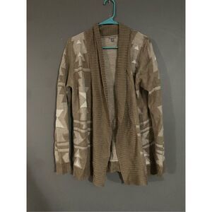 Charlotte Russe Aztec Print Open Front Cardigan Size Medium